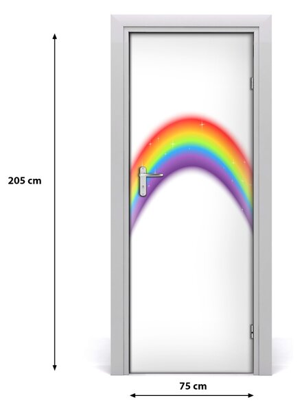 Autocolante pentru usi Rainbow de perete