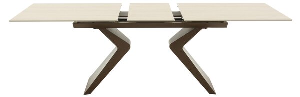 Masă extensibilă ceramică Miro Bej, 180 cm/90 cm