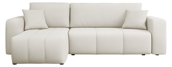 Colțar Comfivo Laurus, Funcția de dormit, Spațiu de depozitare, 244x145x82cm, 88.5 kg, Picioare: Plastic