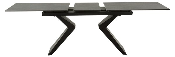 Masă extensibilă ceramică Miro Black, 180 cm/90 cm