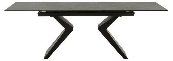 Masă extensibilă ceramică Miro Black, 180 cm/90 cm