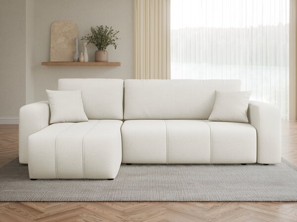 Colțar Comfivo Laurus, Funcția de dormit, Spațiu de depozitare, 244x145x82cm, 88.5 kg, Picioare: Plastic