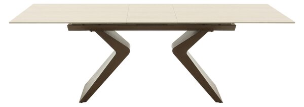 Masă extensibilă ceramică Miro Bej, 180 cm/90 cm