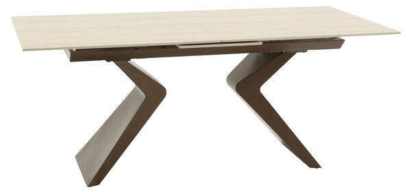 Masă extensibilă ceramică Miro Bej, 180 cm/90 cm