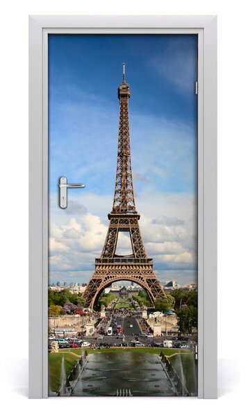 Autocolante pentru usi usa autoadeziv Turnul Eiffel