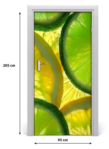 Autocolante pentru usi Lime si lamaie