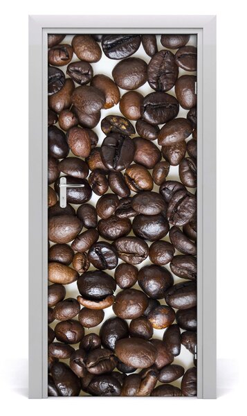 Autocolante pentru usi Boabe de cafea