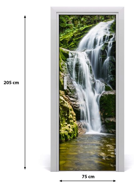 Autocolante pentru usi peisaje cascada