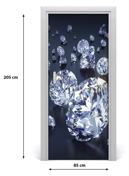 Autocolante pentru usi Diamante acasă