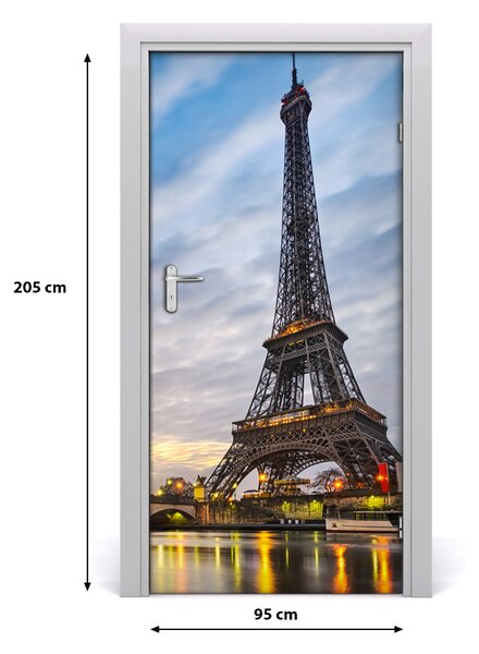 Autocolante pentru usi usa autoadeziv Turnul Eiffel