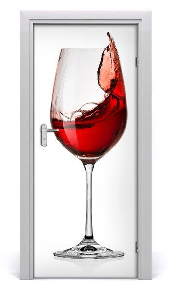 Autocolante pentru usi vin rosu