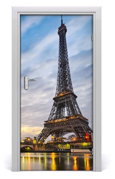 Autocolante pentru usi usa autoadeziv Turnul Eiffel