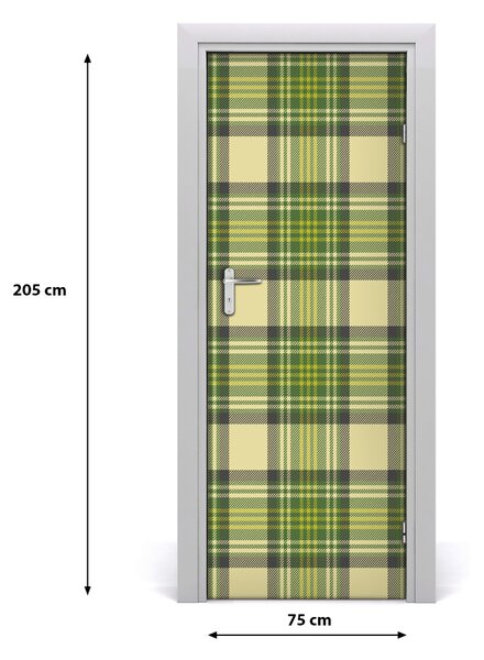 Autocolante pentru usi grila verde