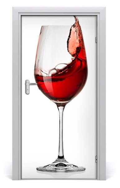 Autocolante pentru usi vin rosu