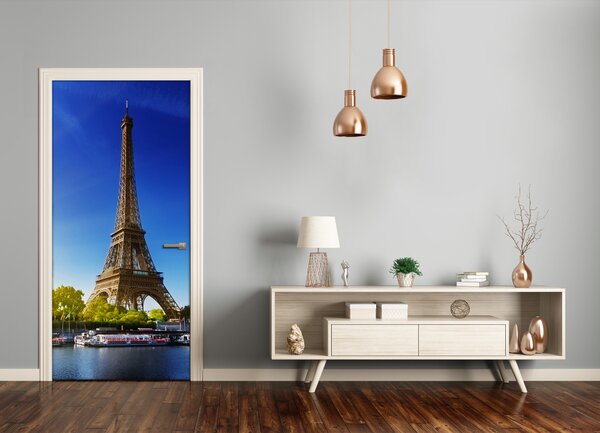 Autocolante pentru usi usa autoadeziv Turnul Eiffel