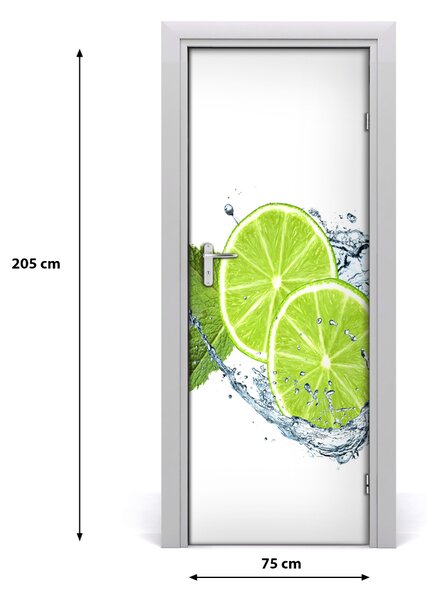 Autocolante pentru usi Furnir imagini de fundal adeziv Limes ușă