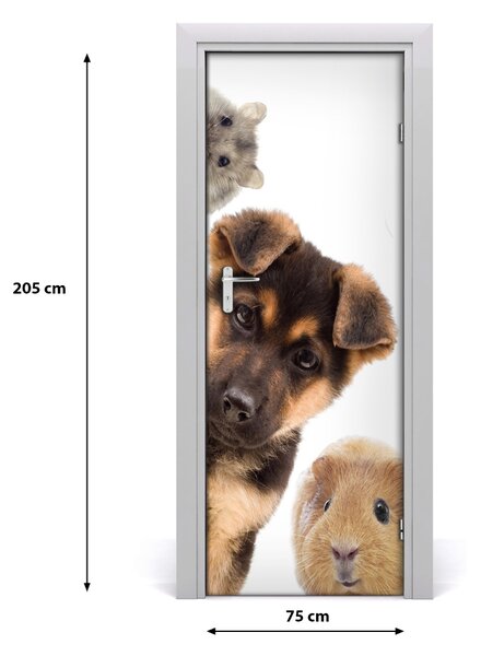 Autocolante pentru usi Animale de companie