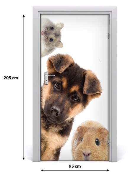 Autocolante pentru usi Animale de companie