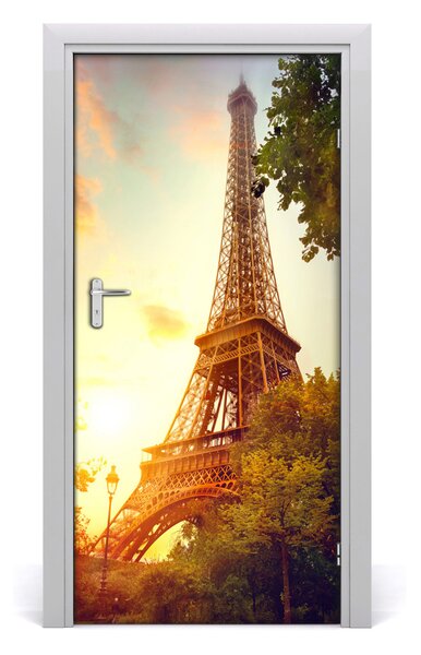 Autocolante pentru usi usa autoadeziv Turnul Eiffel