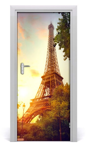 Autocolante pentru usi usa autoadeziv Turnul Eiffel