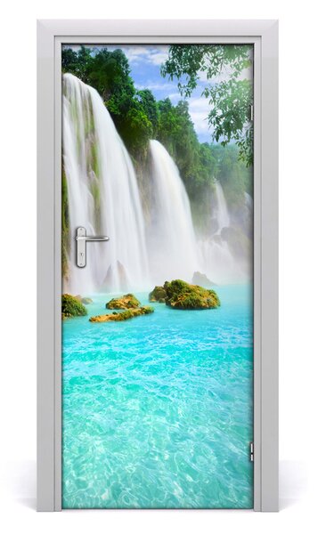 Autocolante pentru usi peisaje cascada