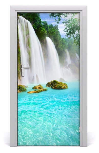 Autocolante pentru usi peisaje cascada