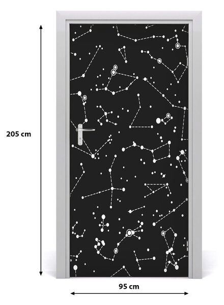 Autocolante pentru usi Constellation ușă autoadeziv