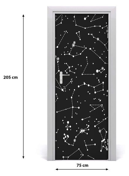 Autocolante pentru usi Constellation ușă autoadeziv
