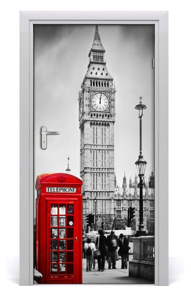 Autocolante pentru usi Ușă autoadeziv pe Big Ben, Londra
