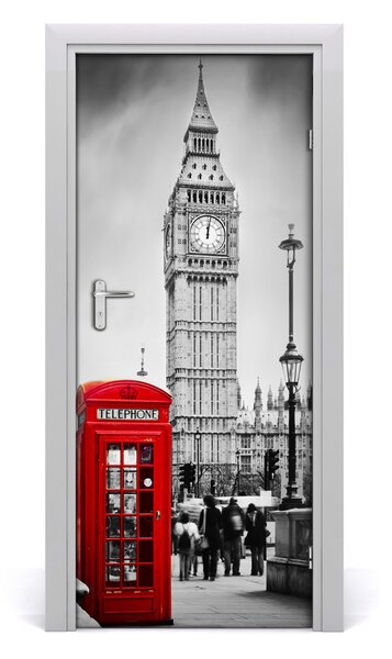 Autocolante pentru usi Ușă autoadeziv pe Big Ben, Londra