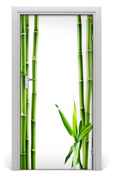 Autocolante pentru usi Bamboo ușă