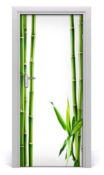 Autocolante pentru usi Bamboo ușă
