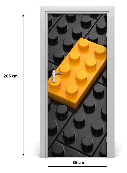 Autocolante pentru usi perete Lego