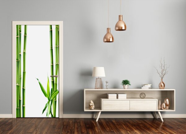 Autocolante pentru usi Bamboo ușă