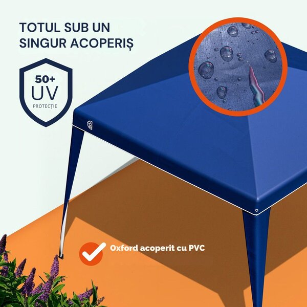 Cort de petrecere / pavilion CAPRI, 3x3m, albastru Casaria