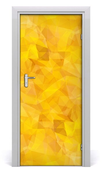 Autocolante pentru usi Autocolant DOOR adeziv triunghiuri Abstract