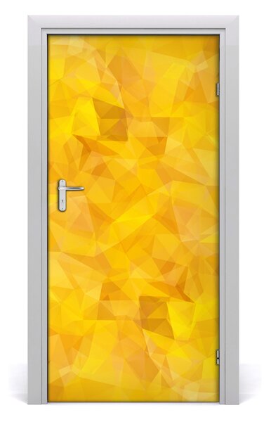 Autocolante pentru usi Autocolant DOOR adeziv triunghiuri Abstract