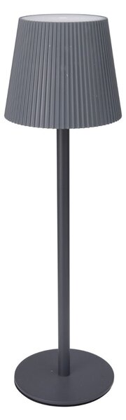 Lampă de masă, LED Touch, 10x36 cm, gri, 3 trepte de intensitate, lumină alb cald