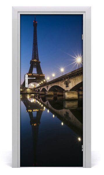 Autocolante pentru usi usa autoadeziv Turnul Eiffel