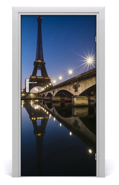 Autocolante pentru usi usa autoadeziv Turnul Eiffel