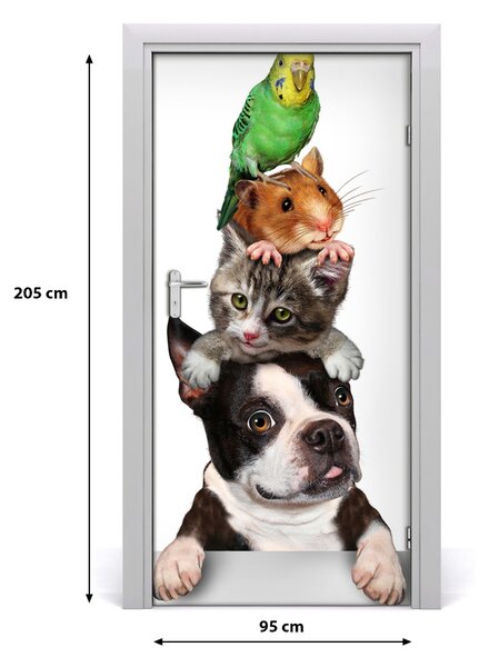 Autocolante pentru usi Animale de companie