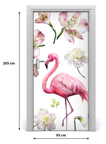 Autocolante pentru usi Adeziv autocolant UȘĂ Tropical Collection