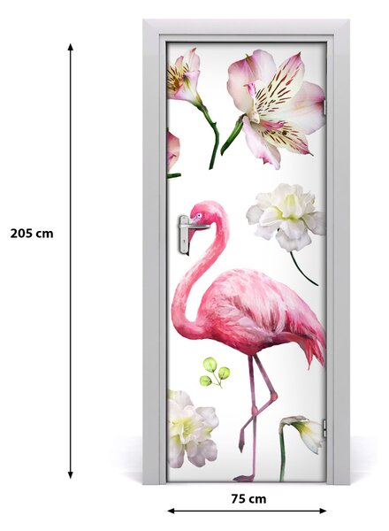 Autocolante pentru usi Adeziv autocolant UȘĂ Tropical Collection
