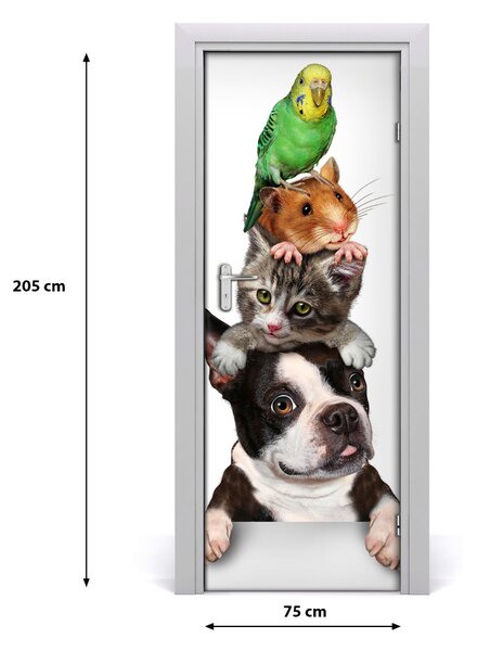 Autocolante pentru usi Animale de companie