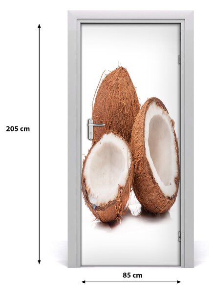 Autocolante pentru usi nucă de cocos