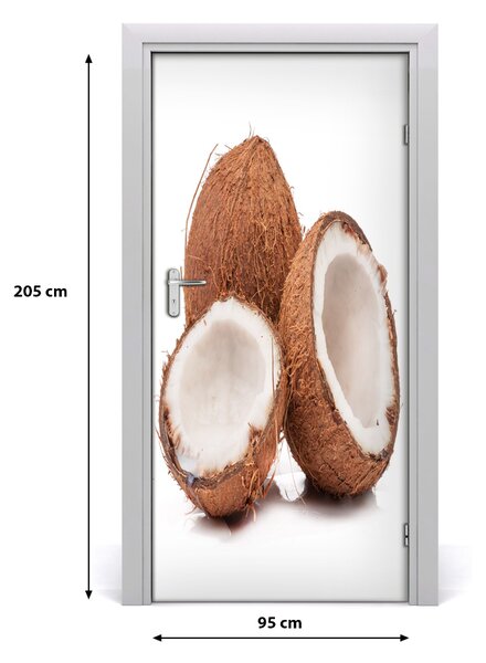 Autocolante pentru usi nucă de cocos