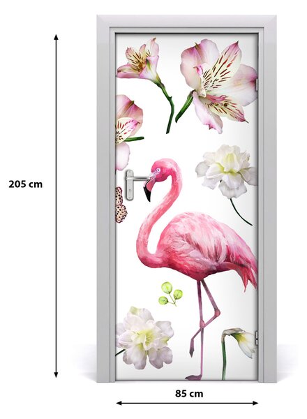 Autocolante pentru usi Adeziv autocolant UȘĂ Tropical Collection