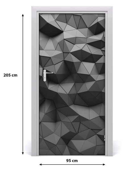Autocolante pentru usi abstract 3D