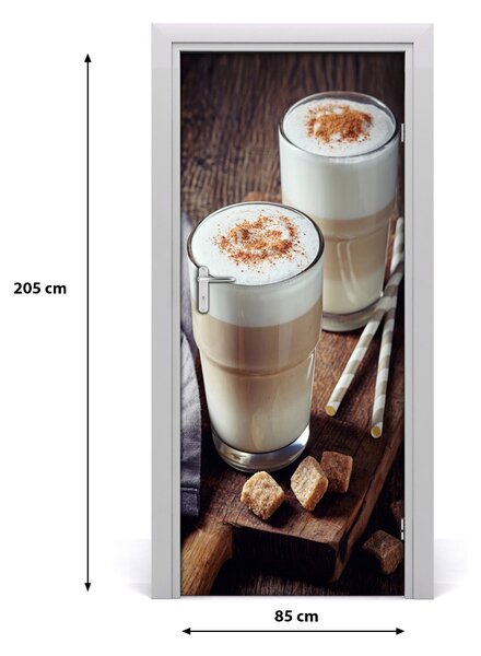 Autocolante pentru usi Latte