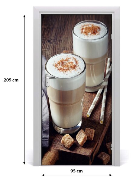 Autocolante pentru usi Latte